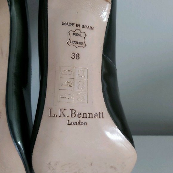 LK BENNETT Stila Courts Patent Leather Heels Pumps - Picture 8 of 8